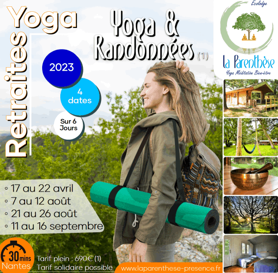 Retraites Yoga 2023 Nantes Blain